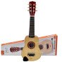 Viga medinis gitara vaikams, natūrali, 21 colių, 6 stygos