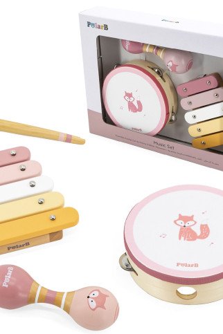 VIGA PolarB Muzikos Instrumentų Rinkinys Rožinis VIGA PolarB Muzikos Instrumentų Rinkinys Rožinis
