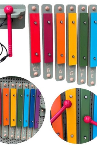 MASTERKIDZ Sieninis ksilofonas - Muzikinis instrumentas STEAM lentai MASTERKIDZ Sieninis ksilofonas - Muzikinis instrumentas STEAM lentai