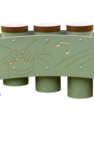 MASTERKIDZ sodo instrumentų rinkinys, susidedantis iš trijų kongo būgnų. MASTERKIDZ sodo instrumentų rinkinys, susidedantis iš trijų kongo būgnų.