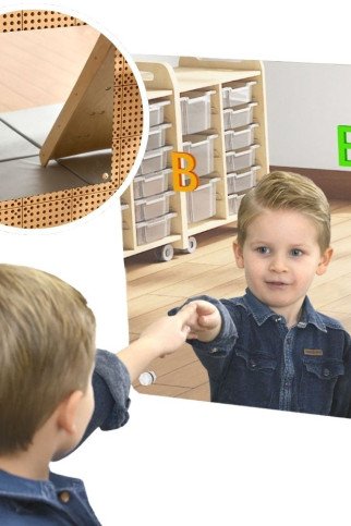 Didelis magnetinis STEM veidrodis „MASTERKIDZ“