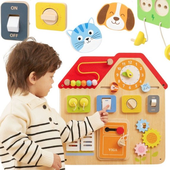 NAMELIS Montessori manipuliacinė veiklų lenta