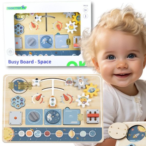 KOSMOSAS Montessori veiklų lenta