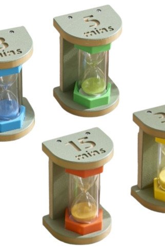 MASTERKIDZ STEM Edukacinis Smėlio laikrodžių rinkinys MASTERKIDZ STEM Edukacinis Smėlio laikrodžių rinkinys