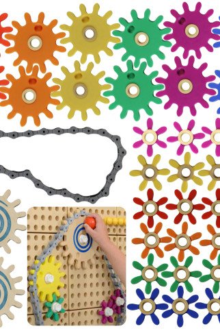 MASTERKIDZ Ratai Sukurkite savo mechanizmą - MOKSLO IR KŪRININGUMO Lentai STEM