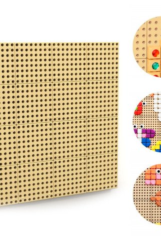 MASTERKIDZ STEAM Kūrybinė sienos panelė + montavimo panelė (80 x 80 cm) MASTERKIDZ STEAM Kūrybinė sienos panelė + montavimo panelė (80 x 80 cm)