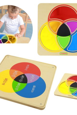 MASTERKIDZ Edukacinis lentynos veidrodis Mokymasis maišyti spalvas MASTERKIDZ Edukacinis lentynos veidrodis Mokymasis maišyti spalvas