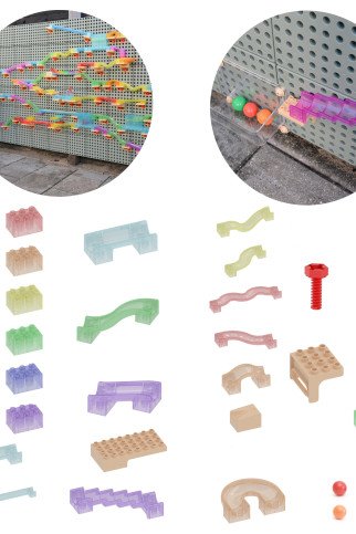 MASTERKIDZ kamuolių kelias konstrukcijų rinkinys STEM lentelė 209 detalės MASTERKIDZ kamuolių kelias konstrukcijų rinkinys STEM lentelė 209 detalės