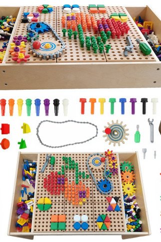 MASTERKIDZ Medinis Edukacinis Stalas + STEM SIENOS PRIEDAI MASTERKIDZ Medinis Edukacinis Stalas + STEM SIENOS PRIEDAI