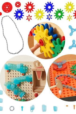 MASTERKIDZ STEM darbo stalo priedų rinkinys 111 vnt. MASTERKIDZ STEM darbo stalo priedų rinkinys 111 vnt.