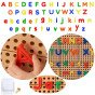 MASTERKIDZ Abėcėlės raidžių rinkinys - Didžiosios ir mažosios (122 vnt.)