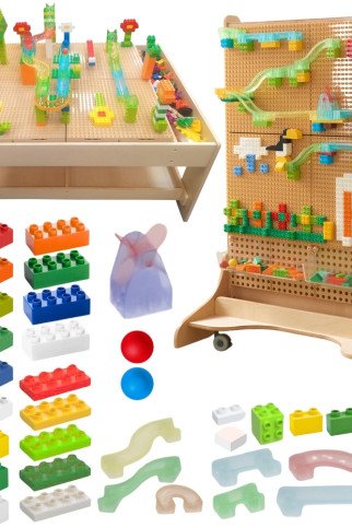MASTERKIDZ STEAM kamuoliukų trasos ir konstruktorių rinkinys (359 vnt.) MASTERKIDZ STEAM kamuoliukų trasos ir konstruktorių rinkinys (359 vnt.)