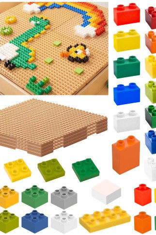 MASTERKIDZ STEM statybos blokų rinkinys 563 vnt. su skydeliais 4 vnt. MASTERKIDZ STEM statybos blokų rinkinys 563 vnt. su skydeliais 4 vnt.