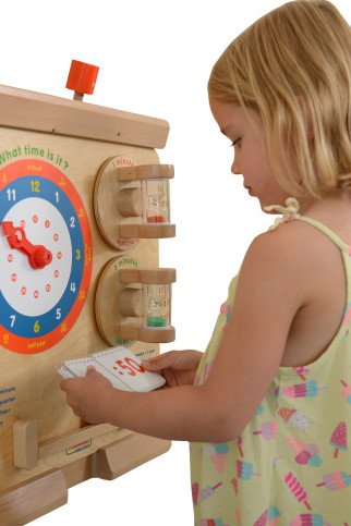 MASTERKIDZ Laikrodžio formavimo sieninis mokomasis lenta MASTERKIDZ Laikrodžio formavimo sieninis mokomasis lenta