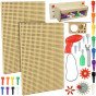 MASTERKIDZ STEAM Montavimo skydeliai + Priedų rinkinys (120 X 80 cm; 2 vnt.)