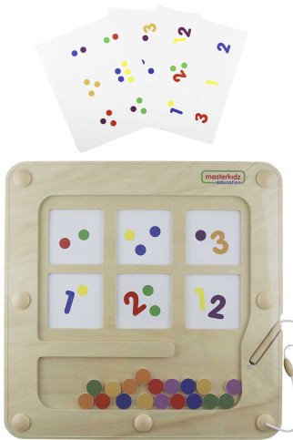 MASTERKIDZ Magnetinė lenta skaičiavimo mokymuisi MASTERKIDZ Magnetinė lenta skaičiavimo mokymuisi