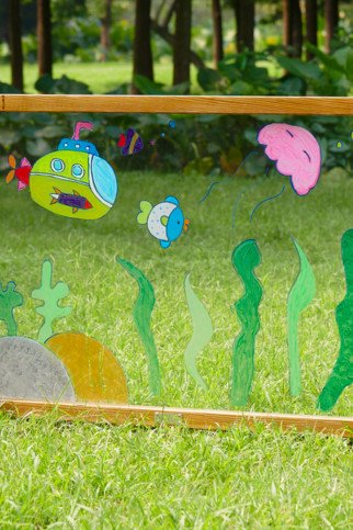 MASTERKIDZ Akrilinis lenta su skaidriu dažytu paviršiumi MASTERKIDZ Akrilinis lenta su skaidriu dažytu paviršiumi