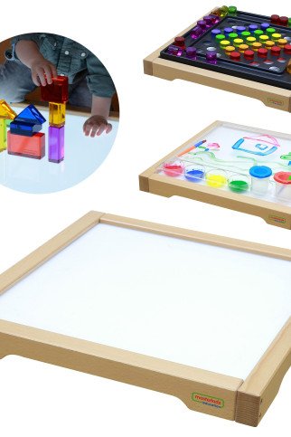 MASTERKIDZ LED jutiklinis dėžutės skydelis MASTERKIDZ LED jutiklinis dėžutės skydelis