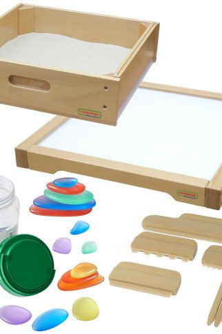 MASTERKIDZ Jutiklinis rėmas - LED panelis + Smėlio žaidimo priedai rinkinys MASTERKIDZ Jutiklinis rėmas - LED panelis + Smėlio žaidimo priedai rinkinys