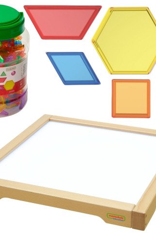 Sensorinė šviesos LED panelė + mozaikos plokštelės, 140 vnt. Sensorinė šviesos LED panelė + mozaikos plokštelės, 140 vnt.