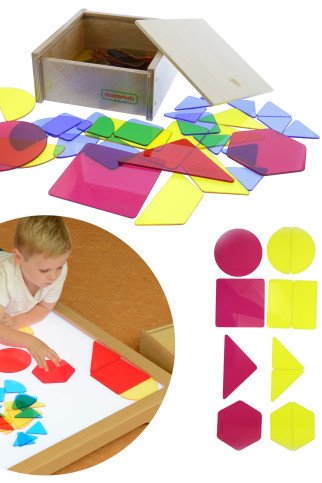 MASTERKIDZ Skaidrūs geometriniai formos