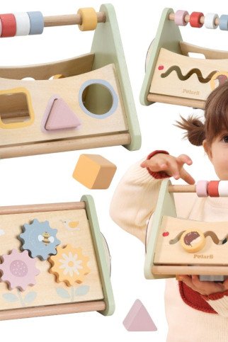 VIGA Veiklos Trikampis - 5-in-1 Medinis Mokomasis Žaislas VIGA Veiklos Trikampis - 5-in-1 Medinis Mokomasis Žaislas