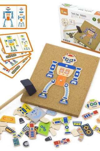 VIGA Medinis Nagų Menas 45 Dalis Montessori VIGA Medinis Nagų Menas 45 Dalis Montessori