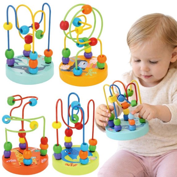 Montessori karoliukų labirintas (1 vnt.)