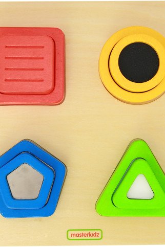 MASTERKIDZ Medinis Montesori medžiaga Paviršiaus Tekstūros Formų rūšiaviklis MASTERKIDZ Medinis Montesori medžiaga Paviršiaus Tekstūros Formų rūšiaviklis