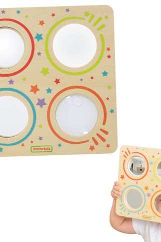 MASTERKIDZ Montessori jutimo veidrodis su lęšiais ir lenktais stiklais MASTERKIDZ Montessori jutimo veidrodis su lęšiais ir lenktais stiklais