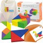 VIGA Tangram Medinis Loginis Žaidimas Galvosūkis FSC Sertifikuotas