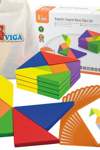 VIGA Tangram Medinis Loginis Žaidimas Galvosūkis FSC Sertifikuotas VIGA Tangram Medinis Loginis Žaidimas Galvosūkis FSC Sertifikuotas