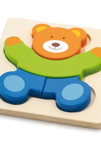 VIGA Kūdikio pirmoji Medinė puzzle Meškiukas VIGA Kūdikio pirmoji Medinė puzzle Meškiukas