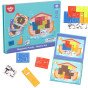 TOOKY TOY Magnetinis Montesori galvosūkis Loginis galvosūkis Tetris Nojaus Arkas 26 vnt.
