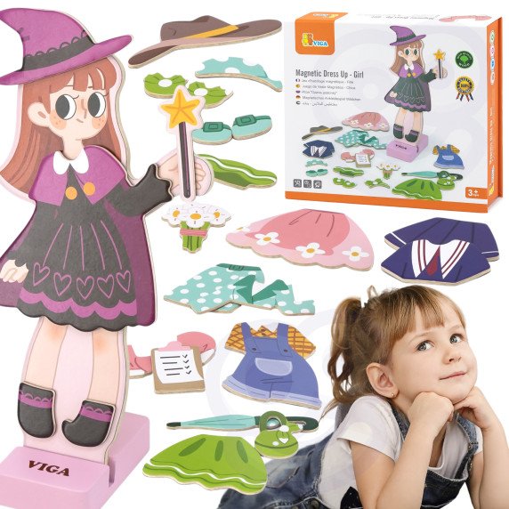 VIGA Medinis Magnetinis Mokomasis Simbolių Įskaitinės Puzzle