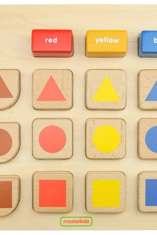 MASTERKIDZ Edukacinis lentos formų ir spalvų rūšiaviklis MASTERKIDZ Edukacinis lentos formų ir spalvų rūšiaviklis