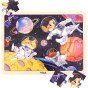 VIGA Medinis Puzzle, 24 dalių, Kosmoso Nuotykiai