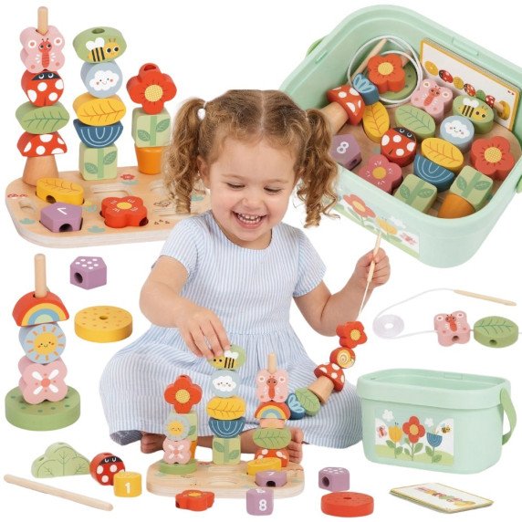 TOOKY TOY Mokomasis dėžutės rinkinys 5-in-1 Magiškas sodas Montessori