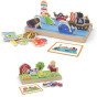 Viga Medinis Nuotolinio Mokymosi Puzzle 2 viename Žemės ir Jūros.