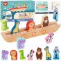TOOKY TOY Medinis galvosūkis vaikams Nojus ir gyvūnai