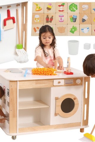 VIGA 3-in-1 namų centras su priedais - mokymasis ir linksmybės vaikams VIGA 3-in-1 namų centras su priedais - mokymasis ir linksmybės vaikams