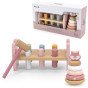 VIGA PolarB medinis piramidės + smūginis su plaktuku rinkinys Montessori lapė