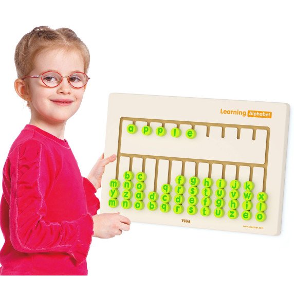 Viga Toys Abėcėlės mokymo jutiklinė lentelė