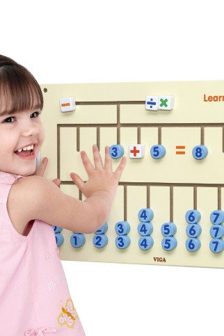 VIGA Jutiklinė lenta mokytis skaičiuoti FSC Montessori pažymėjimas