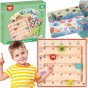 TOOKY TOY Medinis skaičiavimo gyvūnų mokymo žaidimas