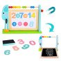 TOOKY TOY Didelis medinis dvipusis magnetinis + kreidinis lenta