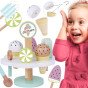 Medinis magnetinis ledų stovas iš TOOKY TOY firminės įmonės