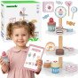 TOOKY TOY Saldainių lėkštė iš medžio stendo kupcakes pyragai