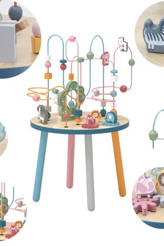 VIGA PolarB medinis edukacinis stalas manipuliacijoms Montessori sąveikaujančių VIGA PolarB medinis edukacinis stalas manipuliacijoms Montessori sąveikaujančių