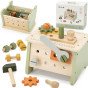 VIGA PolarB Mini darbnės 2in1 įrankių dėžutė medžio rinkinys